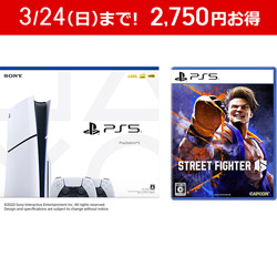 【同時購入セット】PlayStation5 DualSense ワイヤレスコントローラー ダブルパック （プレイステーション 5）[PS5 model group slim][CFIJ-10018]+ストリートファイター6　セット