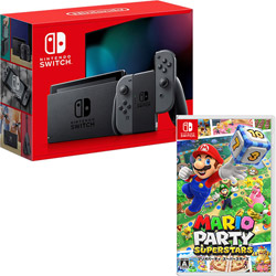 任天堂【期間限定】 Nintendo Switch Joy-Con(L)/(R) グレー + マリオパーティ スーパースターズ 同時購入セット