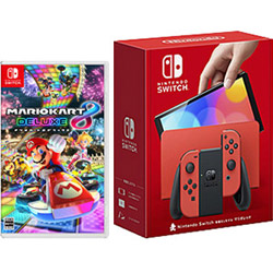 【期間限定】 「Nintendo Switch（有機ELモデル） マリオレッド」 + 「マリオカート8 デラックス」 同時購入セット