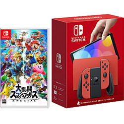 【期間限定】 「Nintendo Switch（有機ELモデル） マリオレッド」 + 「大乱闘スマッシュブラザーズ SPECIAL」 同時購入セット