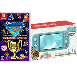 【期間限定】 「Nintendo Switch Lite あつまれ　どうぶつの森セット　〜まめきち＆つぶきちアロハ柄〜」 + 「Nintendo World Championships ファミコン世界大会」 同時購入セット