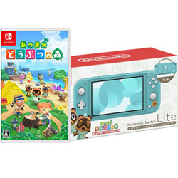 【期間限定】 「Nintendo Switch Lite あつまれ　どうぶつの森セット　〜まめきち＆つぶきちアロハ柄〜」 + 「あつまれ　どうぶつの森」 同時購入セット