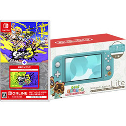 【期間限定】 「Nintendo Switch Lite あつまれ　どうぶつの森セット　～まめきち＆つぶきちアロハ柄～」 + 「スプラトゥーン3 ＋  エキスパンション・パス」 同時購入セット