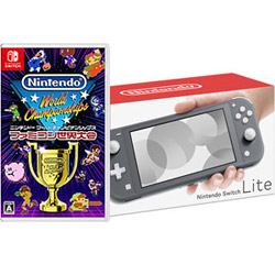 【期間限定】 「Nintendo Switch Lite グレー」 + 「Nintendo World Championships ファミコン世界大会」 同時購入セット