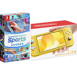 【期間限定】 「Nintendo Switch Lite イエロー」 + 「Nintendo Switch Sports」 同時購入セット