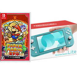 【期間限定】 「Nintendo Switch Lite ターコイズ」 + 「ペーパーマリオRPG」 同時購入セット