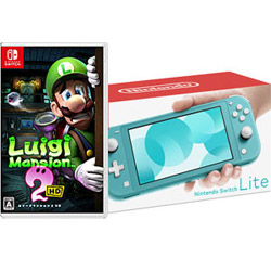 【期間限定】 「Nintendo Switch Lite ターコイズ」 + 「ルイージマンション２ HD」 同時購入セット