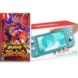 Nintendo Switch Lite ターコイズ」 + 「ポケットモンスター 