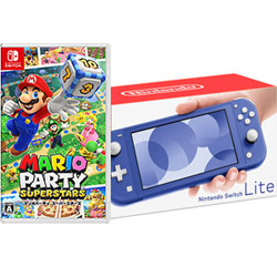 Nintendo Switch Lite ブルー」 + 「マリオパーティ スーパースターズ 