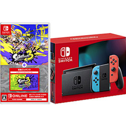 【期間限定】 「Nintendo Switch Joy-Con(L) ネオンブルー/(R) ネオンレッド」 + 「スプラトゥーン3 ＋ エキスパンション・パス」 同時購入セット