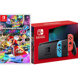 【期間限定】 「Nintendo Switch Joy-Con(L) ネオンブルー/(R) ネオンレッド」 + 「マリオカート8 デラックス」 同時購入セット