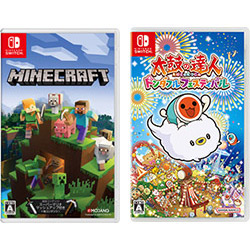 【期間限定】 「Minecraft (マインクラフト)」 + 「太鼓の達人 ドンダフルフェスティバル」 同時購入セット