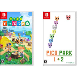 【期間限定】 あつまれ　どうぶつの森 【Switchゲームソフト】 + PICO PARK 1+2 同時購入セット