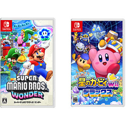 【期間限定】 スーパーマリオブラザーズ ワンダー + 星のカービィ Wii デラックス 同時購入セット