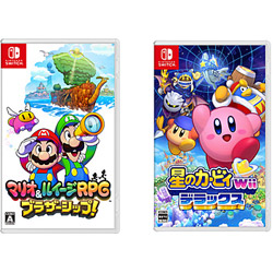 【期間限定】 マリオ＆ルイージRPG　ブラザーシップ！ + 星のカービィ Wii デラックス 同時購入セット