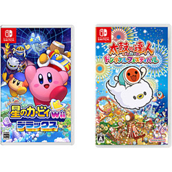 【期間限定】 星のカービィ Wii デラックス + 太鼓の達人 ドンダフルフェスティバル 同時購入セット