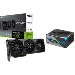 �Z�b�g �O���t�B�b�N�{�[�h PRIME-RTX5060TI-O16G+PC�d�� ROG Thor 1200W Platinum III �u���b�N