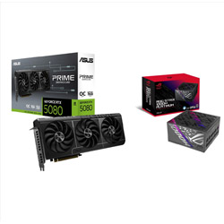  �O���t�B�b�N�{�[�h PRIME-RTX5080-O16G+PC�d�� ROG STRIX 1000W Platinum �u���b�N