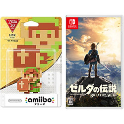 ゼルダの伝説 ブレス オブ ザ ワイルド + amiibo リンク 【ゼルダの伝説】 （ゼルダの伝説シリーズ） 【Wii U/New3DS/New3DS LL】 同時購入セット