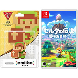 ゼルダの伝説 夢をみる島 【Switchゲームソフト】 + amiibo リンク 【ゼルダの伝説】 （ゼルダの伝説シリーズ） 【Wii U/New3DS/New3DS LL】 同時購入セット