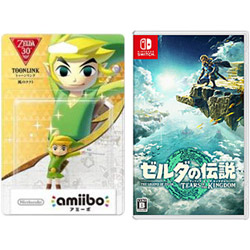 【期間限定】 ゼルダの伝説 ティアーズ オブ ザ キングダム + amiibo トゥーンリンク 【風のタクト】 (ゼルダの伝説シリーズ) 【Wii U/New3DS/New3DS LL】 [NVL-C-AKAG] 同時購入セット