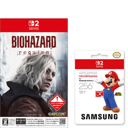 CAPCOM(�J�v�R��) �y�����w���Z�b�g�z �u�o�C�I�n�U�[�h ���N�C�G���ySwitch2�Q�[���\�t�g�z�v�{�uSamsung microSD Express Card 256GB for Nintendo Switch 2�v