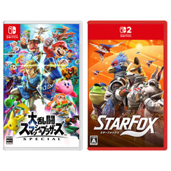 �y���Ԍ���z �u�嗐���X�}�b�V���u���U�[�Y SPECIAL �ySwitch�Q�[���\�t�g�z�v+�uStar Fox (�X�^�[�t�H�b�N�X) �ySwitch2�Q�[���\�t�g�z�v�����w���Z�b�g