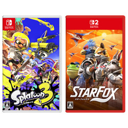 �y���Ԍ���z �u�X�v���g�D�[��3 �ySwitch�Q�[���\�t�g�z�v+�uStar Fox (�X�^�[�t�H�b�N�X) �ySwitch2�Q�[���\�t�g�z�v�����w���Z�b�g