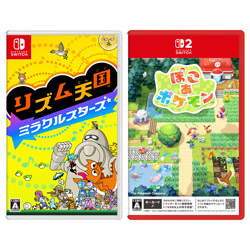 リズム天国 ミラクルスターズ 【Switchゲームソフト】」+「ぽこ あ
