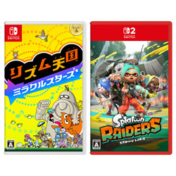 リズム天国 ミラクルスターズ 【Switchゲームソフト】」+「スプラ