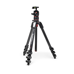 Manfrotto　マンフロット　055プロカーボン4段三脚+XPRO自由雲台+MOVEキット Manfrotto ブラック MK055CXPRO4BHQR ［4段 /自由雲台］
