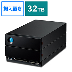 STLG32000400 外付けHDD Thunderbolt 3接続 (Thunderbolt 3 / USB-A / DisplayPort / CF・SD・CFexpressカードリーダー) 2big Dock v2  ［32TB /据え置き型］