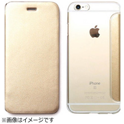 iPhone 6s／6用　背面クリア 手帳型ケース Diana　ゴールド　Zenus Z4019i6S