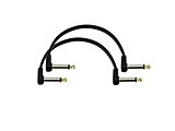 �P�[�u�� 6inch O?set Right Angle, Twin Pack Flat Patch Cables  PW-FPRR-206OS
