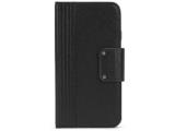 iPhone 8/7�p�@FOLIO CASE DIPH-011-BLKLL Black Leather