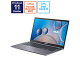 ASUS(エイスース) ノートパソコン X515JA スレートグレー X515JA-BQ1827WS ［15.6型 /Windows11 Home /intel Core i5 /Office HomeandBusiness /メモリ：8GB /SSD：512GB /2022年1月モデル］