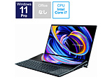 ノートパソコン ZenBook Pro Duo 15 OLED セレスティアルブルー UX582ZM-H2049X ［15.6型 /Windows11 Pro /intel Core i7 /メモリ：16GB /SSD：512GB /無し /日本語版キーボード /2022年7月モデル］