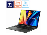 ノートパソコン Vivobook S 14X OLED ミッドナイトブラック S5402ZA-M9027WS ［14.5型 /Windows11 Home /intel Core i7 /メモリ：16GB /SSD：512GB /Office HomeandBusiness /日本語版キーボード /2022年9月モデル］