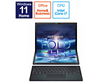 ノートパソコン Zenbook 17 Fold OLED テックブラック UX9702AA-MD007WS ［17.3型 /Windows11 Home /intel Core i7 /メモリ：16GB /SSD：1TB /Office HomeandBusiness /英語版キーボード /2022年12月モデル］