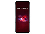 ROG Phone 6 ファントムブラック Qualcomm Snapdragon 8+ Gen 1 6.78型 ワイドAMOLEDディスプレイ メモリ/ストレージ：16GB/512GB nanoSIM×2 SIMフリースマートフォン  ファントムブラック ROG6-BK16R512