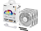 P[Xt@3 [120mm /2000RPM] (t]f) TUF Gaming TR120 ARGB Reverse Fan - Triple Pack zCg TUF/GAM/TR120/ARGB/RV/W/3IN1