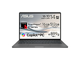 m[gp\R Zenbook SORA UX3407QA [Snapdragon X] ACXhO[ UX3407QA-PU16548GR m14.0^ /Windows11 Home /F16GB /SSDF512GB / /{ŃL[{[h /2025N02fn ysof001z