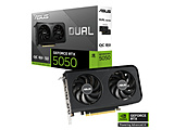 �O���t�B�b�N�{�[�h Dual GeForce RTX 5050 8GB GDDR6 OC Edition  DUAL-RTX5050-O8G �mGeForce RTX�V���[�Y /8GB�n