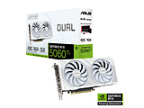 OtBbN{[h Dual GeForce RTX 5060 Ti 16GB GDDR7 White OC Edition zCg DUAL-RTX5060TI-O16G-WHITE mGeForce RTXV[Y /16GBn