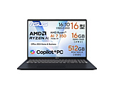 m[gp\R Vivobook 16 (M1607)(365 Basic+Office Home&Business2024) NCGbgu[ M1607KA-AI7165WS ysof001z