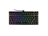 �Q�[�~���O�L�[�{�[�h(���s�b�h�g���K�[�Ή�) ROG Falchion Ace 75 HE(�p��z��) �u���b�N ROG/FALCHION/75HE/HFX2X/BK �m�L�� /USB�n