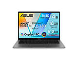 m[gp\R Vivobook S14 }bgO[ M3407KA-AI5165GR mCopilot+ PC /14.0^ /Windows11 Home /AMD Ryzen AI 5 /F16GB /SSDF512GB /{ŃL[{[h /2025Nfn