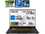FX608JPR-I7R507016G �Q�[�~���O�m�[�g�p�\�R�� TUF Gaming F16(RTX 5070) �C�F�[�K�[�O���[ �m16.0�^ /Windows11 Home /intel Core i7 /�������F16GB /SSD�F1TB /���{��ŃL�[�{�[�h /2026�N4�����f���n