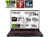 FA608UHI-R7R5050 �Q�[�~���O�m�[�g�p�\�R�� TUF Gaming A16(RTX 5050) �C�F�[�K�[�O���[ �m16.0�^ /Windows11 Home /AMD Ryzen 7 /�������F16GB /SSD�F512GB /���{��ŃL�[�{�[�h /2026�N4�����f���n