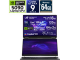 GX651AX-U9R5090 �Q�[�~���O�m�[�g�p�\�R�� ROG Zephyrus Duo �X�e���[�O���[ �mCopilot+ PC /16.0�^ /Windows11 Home /intel Core Ultra 9 /�������F64GB /SSD�F2TB /�p��ŃL�[�{�[�h�n